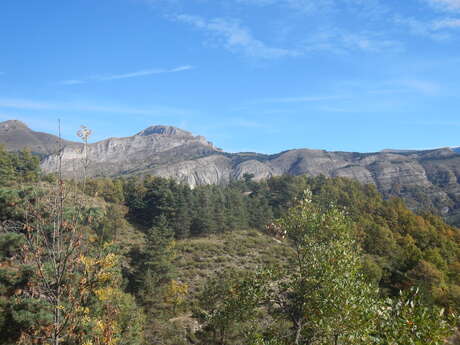 Circuit des cols et le hameau d'Auribeau