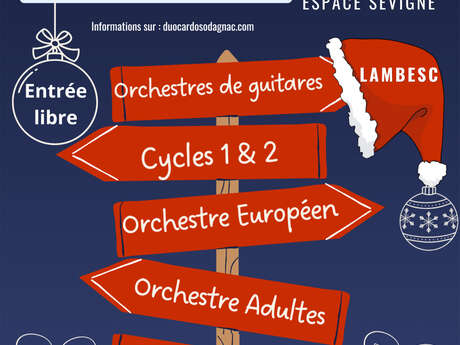 Audition de Noël de Guitarles Académie