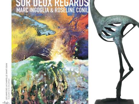 Exposition scénographiée "Ballade sur deux regards" Marc INGOGLIA et Roseline CONIL