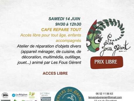 Café répare tout - L'envers du Grenier