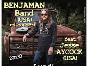Concert "Paul Benjaman Band feat. Jesse Aycock (USA)" - Hall Blues Club