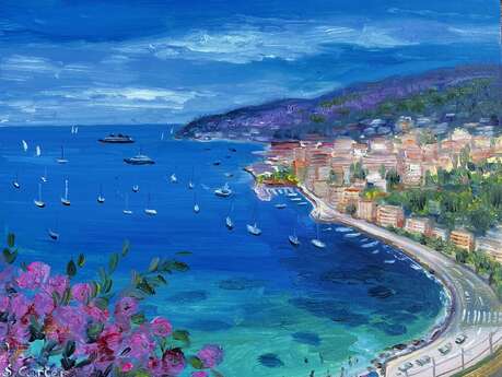 Exposition "La Côte d'Azur" de Sylvie Carter