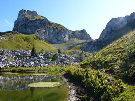 Boucle pédestre du lac de la case d'Oche