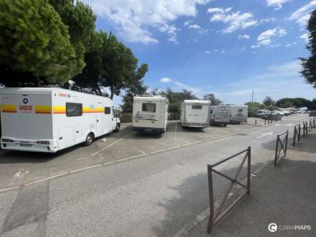 Aire de stationnement pour camping-cars