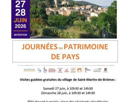 Visite guidée gratuite de Saint-Martin de Brômes