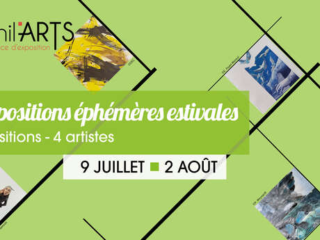 Expositions éphémères estivales