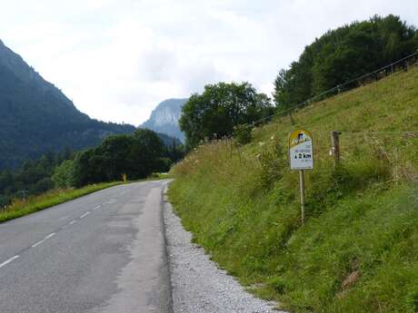 Aller cyclo : Col de Jambaz