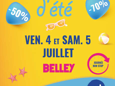 Braderie d'été des commerçants à Belley