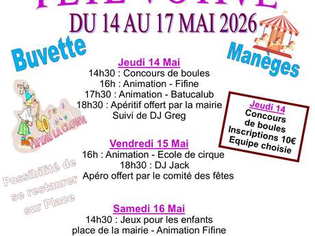 Fête votive à Grambois