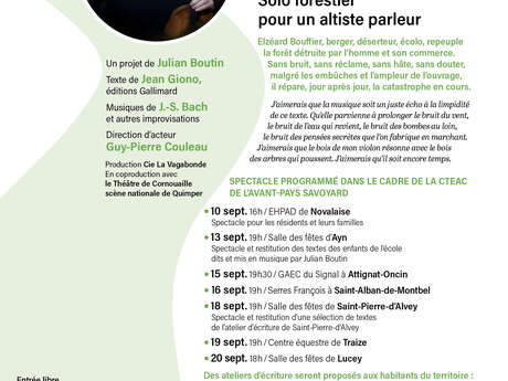 Lecture musicale "L'homme qui plantait des arbres"