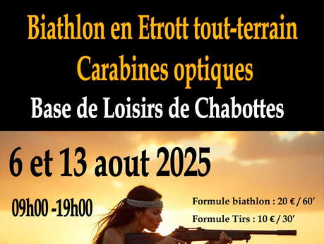 Biathlon en Etrott tout-terrain carabine optique