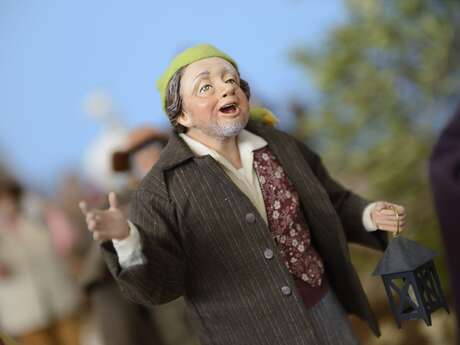 Ausstellung von Santons im Château de l'Aumérade