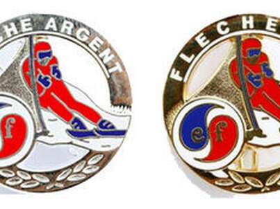 Epreuve de la Flèche avec l'ESF d'Arvieux