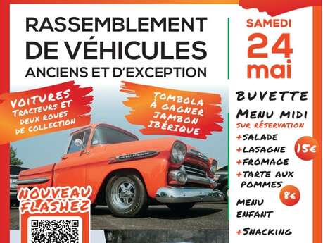 Rassemblement de véhicules anciens et d'exception