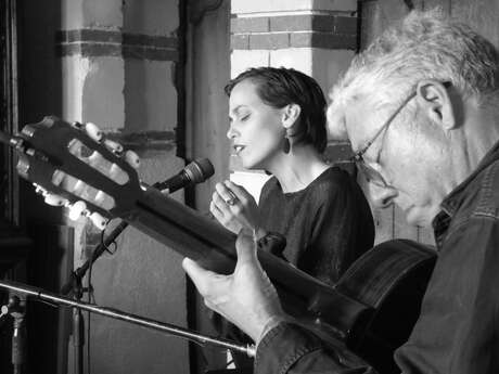 Duo chloé Breillot/Pierrick Hardy, festival le Son des Pierres