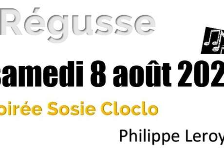 Evening with Philippe Leroy - Cloclo look-alike