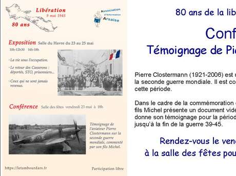 Conferencia «El testimonio del aviador Pierre Clostermann sobre la Segunda Guerra Mundial»
