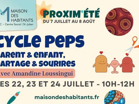 Cycle PEPS - Parents & enfants, partages & sourires - avec Amandine Loussingui