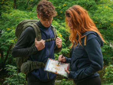 Parcours bleu : Parcours permanent d'orientation du Parc omnisports Auvergne - Rhône - Alpes - Vichy