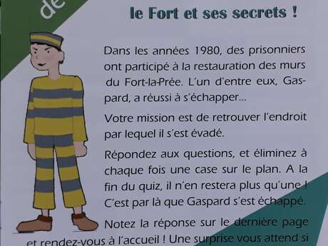 Fun discovery of Fort La Prée (educational booklets)