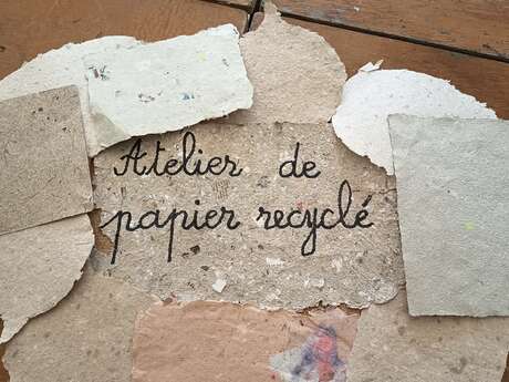 Atelier papier recylclé