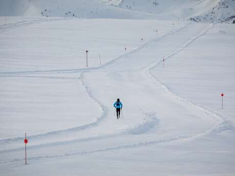 Nordic walking at Beille ski resort