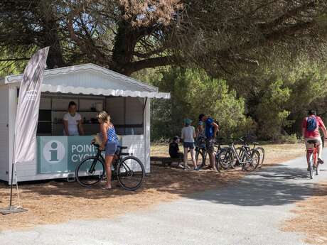 Point informations cyclistes - Gros Jonc