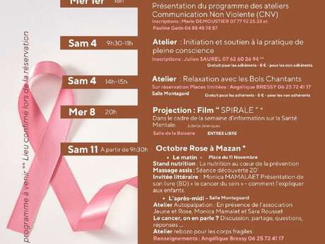 Atelier : Initiation et soutien à la pratique  de pleine conscience