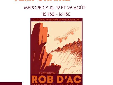 Visite commentée de l'exposition Rob d'Ac