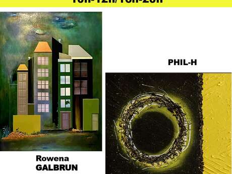 Exposition Art Mada des oeuvres de Rowena Galbrun et de Phil H