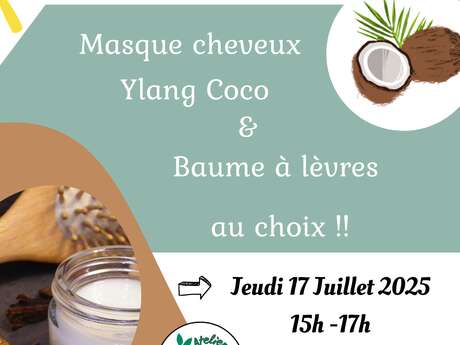Atelier "Création cosmétiques et produits de soins naturels"