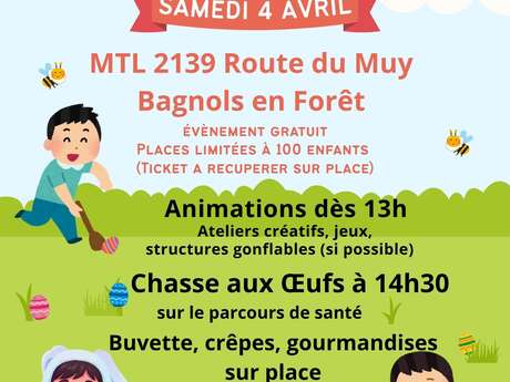 Chasse aux Oeufs Bagnols en Forêt