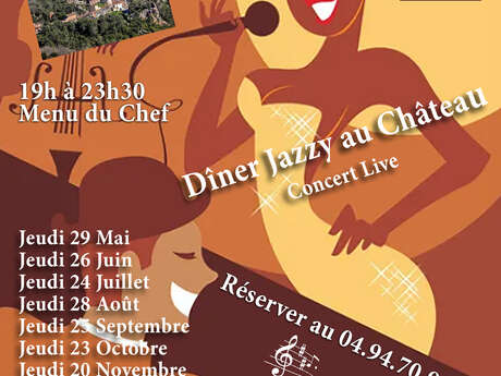Soirée  dîner Jazzy au Château
