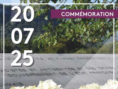 Journée Nationale – Commémoration publique à la Maison d'Izieu