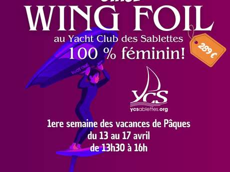Stage de Wing Foil  100 % féminin - YCS