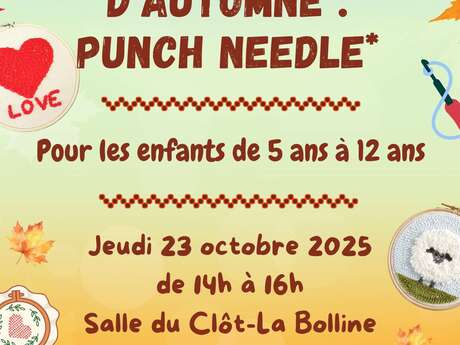 Atelier créatif d'automne Médiathèque de Valdeblore La Bolline