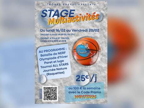 Stage multiactivités - Vacances de février