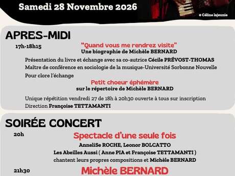 „Ein Tag mit Michèle Bernard“ – Hommage-Aufführung im Théâtre des 2 mondes