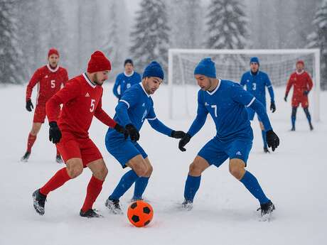 Foot sur neige