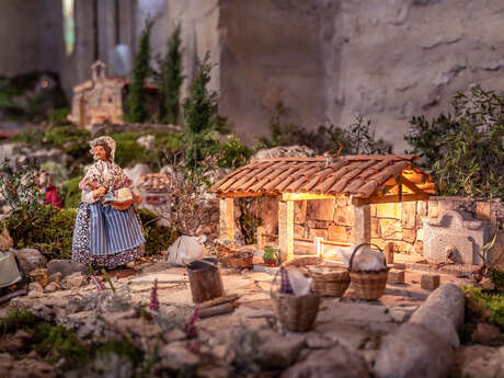 Visite de la crèche de La Bastide des Jourdans