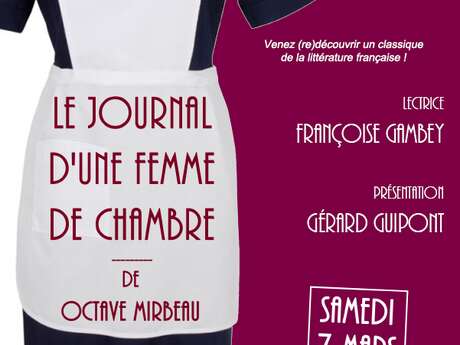Lecture-spectacle théâtrale “Journal d’une femme de chambre”