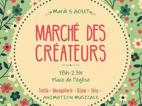 Marché nocturne des créateurs d'Ars-en-Ré et concert de B Fonk