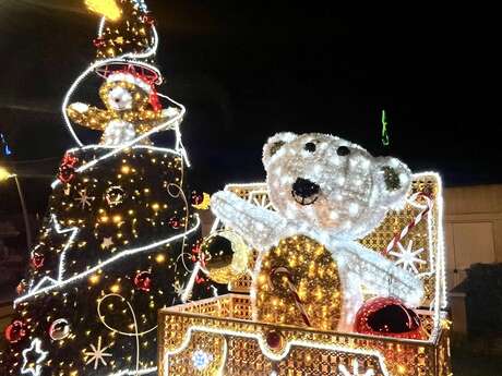 Lancement des illuminations de Noël à Golfe-Juan