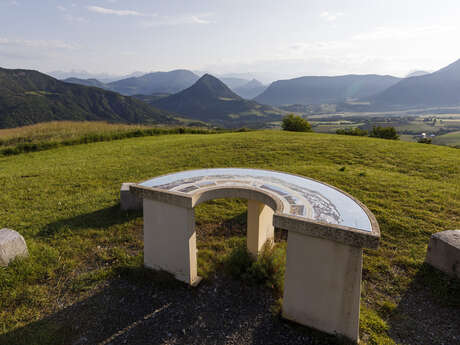 Table d'orientation de la Croix des Baumelles