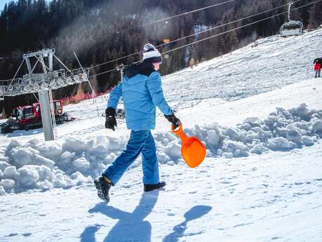 Piste de luge espace débutant Clos du Serre