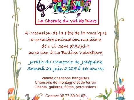 La Chorale du Val de Blore fête la musique