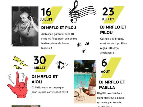 Soirée musicale - Camping des Favards