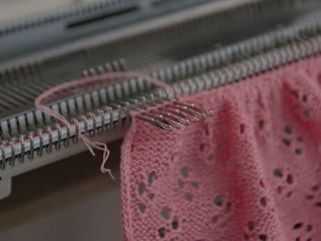 Stage de tricot à la machine