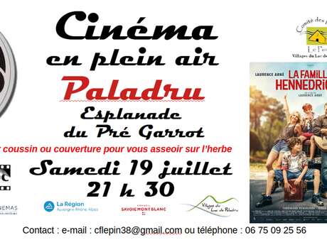 Cinéma en plein air à Paladru : La famille Hennedricks