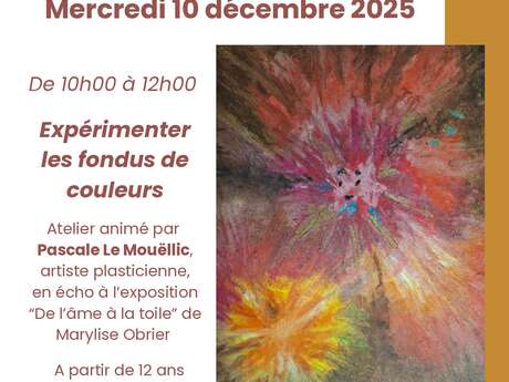 Atelier créatif "« Expérimenter les fondus de couleurs » par Pascale Le Mouellic